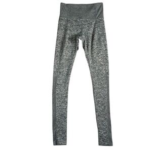 Athleta Women's Black/Grey Exhale Stash Pocket Heel Tight in SoftLuxe Size Small